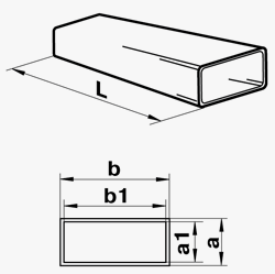 Размер плоски въздуховоди